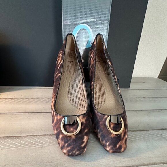 BareTraps Perrie Women's Flats & Oxfords Brown Multi Leopard Size‎ 11 M - Picture 1 of 7